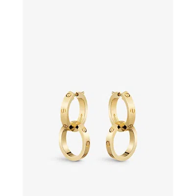 Cartier Womens Yellow Gold Love 18ct Yellow-gold Hoop Earrings