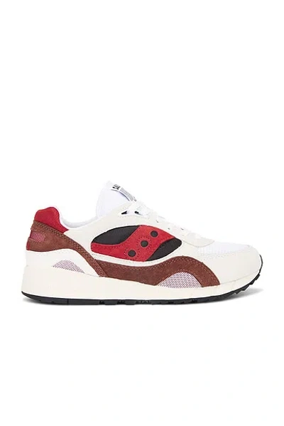 Saucony Sneakers In White & Rust