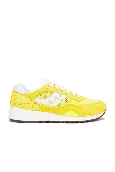 Saucony Shadow 6000 In Yellow & White