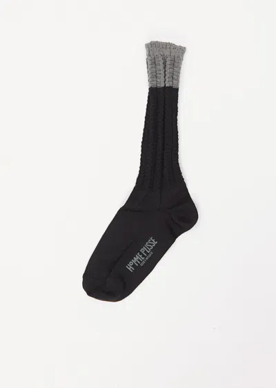 Issey Miyake Churros Socks In Charcoal