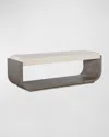 Hooker Furniture Modern Mood Upholstered Bench 56" In Mink