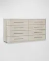 Hooker Furniture Modern Mood 8-drawer Dresser In Cream