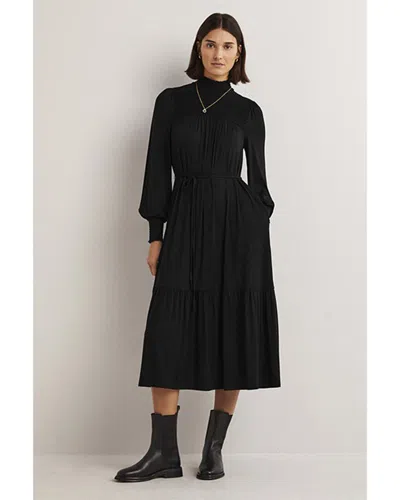 Boden High-neck Jersey Maxi Dress In Black