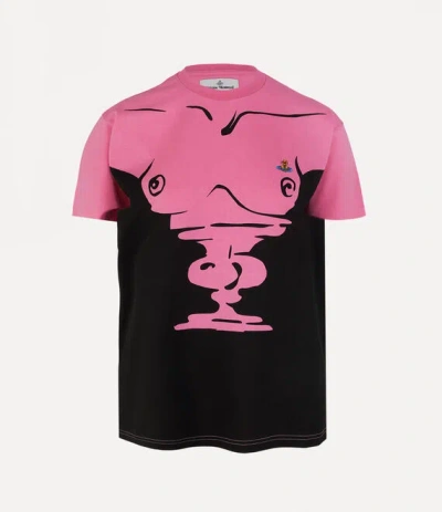 Vivienne Westwood Woman Bust Classic T-shirt In Pink