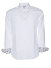 PAUL SMITH PRINTED CUFFS SHIRT,PTPC006LB0601