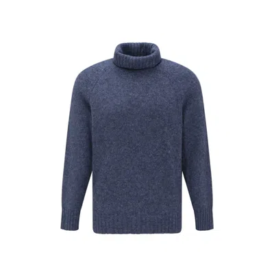 Brunello Cucinelli Cashmere Turtleneck Sweater In Grey
