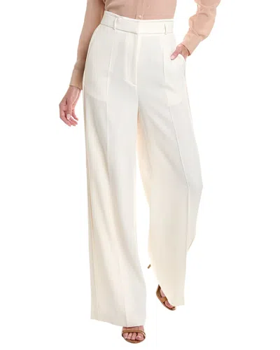 Hugo Boss Tikela Linen-blend Pant In White
