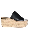 CHLOÉ CAMILLE WEDGE MULES,7790253