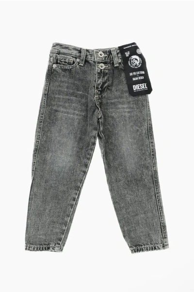 Diesel Dark Wash Alys-j Regular Fit Jeans In White