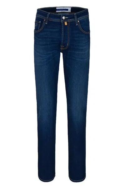 Jacob Cohen Slim Fit Italian Crafted Denim With Unique Details In Blue