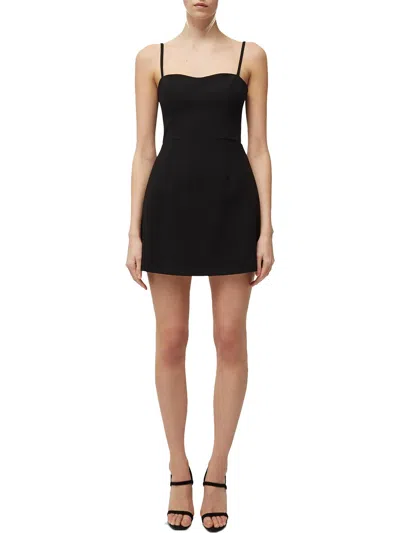 French Connection Womens Sleeveless Short Mini Dress In Black