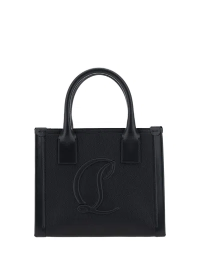 Christian Louboutin By My Side Handbag In Black/black/black