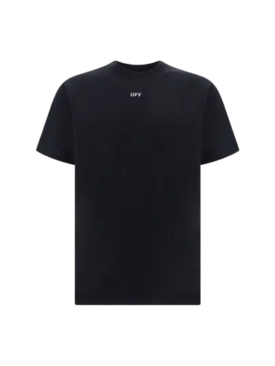 Off-white T-shirt In Black Whit