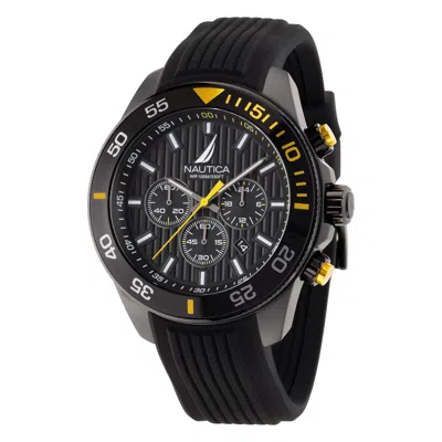 Nautica One Recycled Silicone Chronograph Watch In Multi