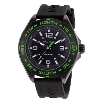 Nautica Clearwater Beach Recycled Silicone 3-hand Watch In Multi