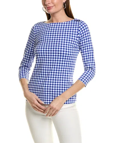 J.mclaughlin Wavesong Knit Top In Blue