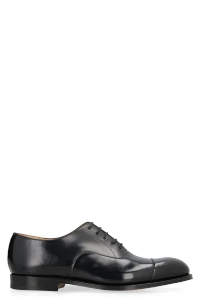 Church's Polishbinde Leather Lace-up Shoes In Black