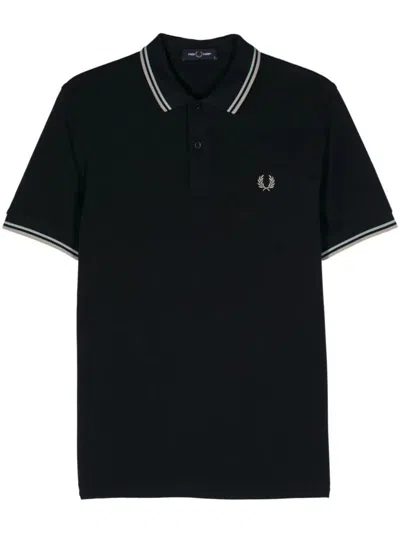 Fred Perry Fp Twin Tipped Shirt Clothing In Black