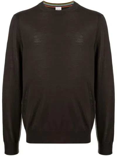 Paul Smith Mens Sweater Crew Neck Clothing In Green
