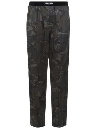 Tom Ford Trousers In Green