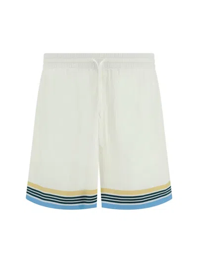Casablanca Bermuda Shorts In White