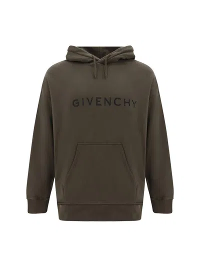 Givenchy Sweatshirts In Brown