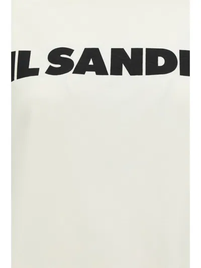 Jil Sander T-shirts In Porcelain