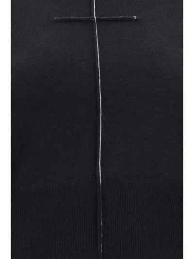 Mm6 Maison Margiela Knitwear In Black