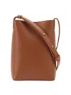 Aesther Ekme Women's Micro Sac Leather Crossbody Bag In Brown Rust