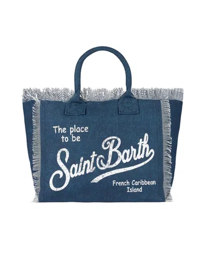 Mc2 Saint Barth Shoulder Bag In Blue