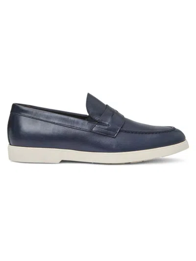 Bruno Magli Men's Ezra Leather Penny Loafers In Navy