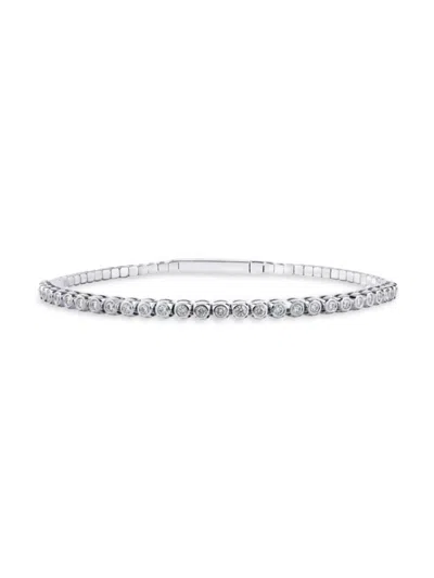 Saks Fifth Avenue Women's 14k White Gold & 0.75 Tcw Diamond Bracelet