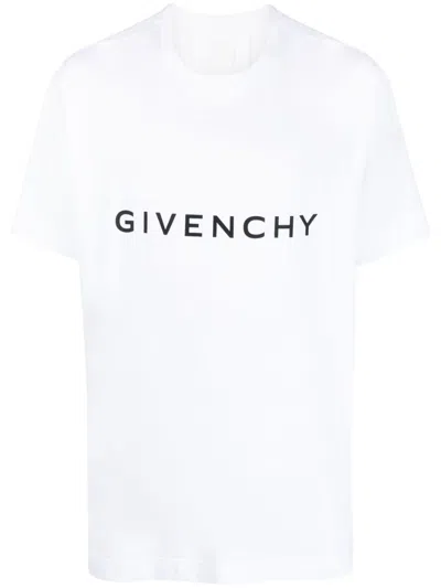 Givenchy T-shirt Oversize  Archetype In Cotone In White