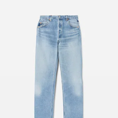 Re/done 70s Straight Leg Jean In Blue
