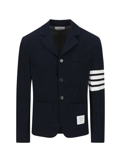 Thom Browne Jackets In Blue