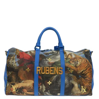 Pre-owned Louis Vuitton Keepall Bandouliere 50 Multicolour Canvas Travel Bag ()