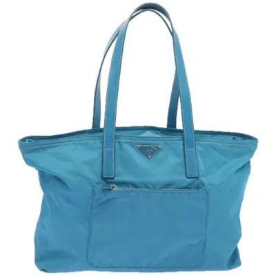 Prada Synthetic Tote Bag () In Blue