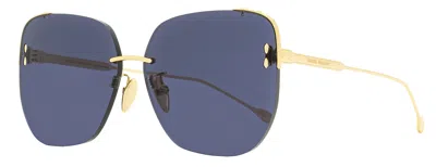 Isabel Marant Women's Square Sunglasses Im0082s 000ir Gold 65mm In Multi