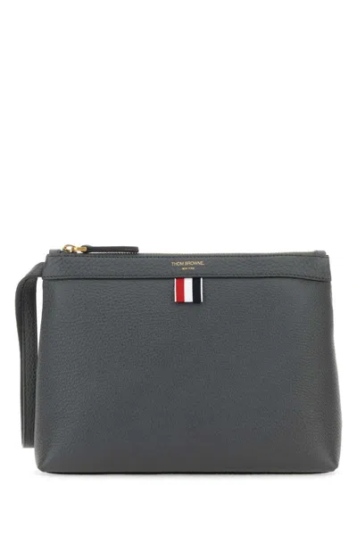 Thom Browne Beauty Case. In Grey