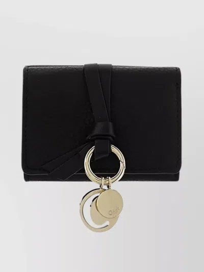 Chloé Alphabet Wallet In Black