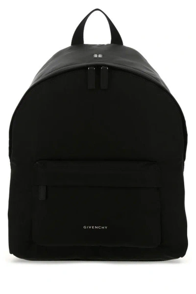 Givenchy Man Black Nylon Essentiel U Backpack