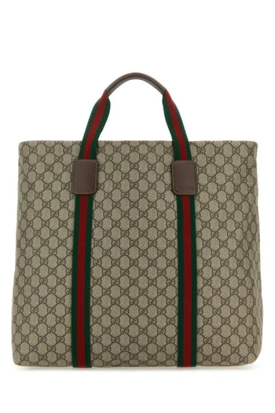Gucci Gg Tender Canvas Medium Tote Bag In Multicolor