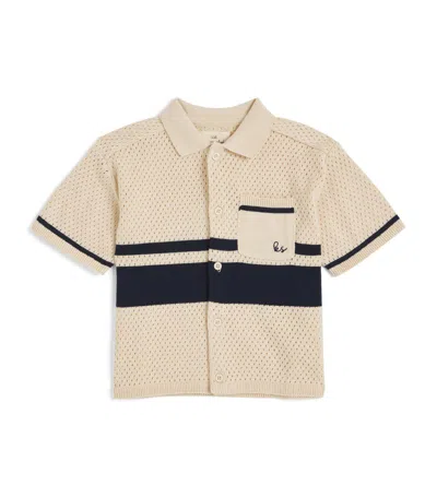 Konges Sløjd Kids' Knitted Hai Polo Shirt (9-48 Months) In Multi