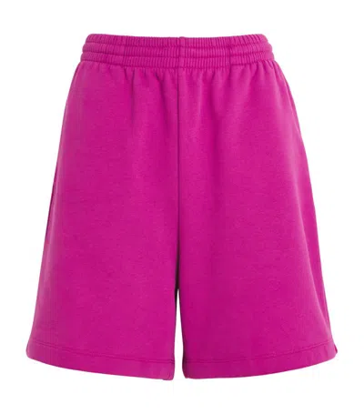Pangaia Organic Cotton 365 Midweight Shorts In Purple