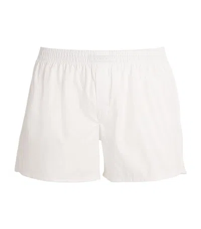 Falke Cotton Boxer Shorts In White