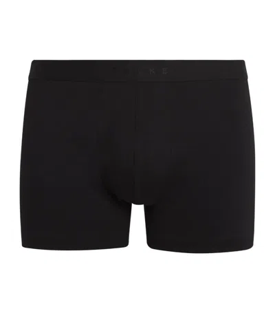Falke Daily Comfort Boxer Briefs (pack Of 2) In Black