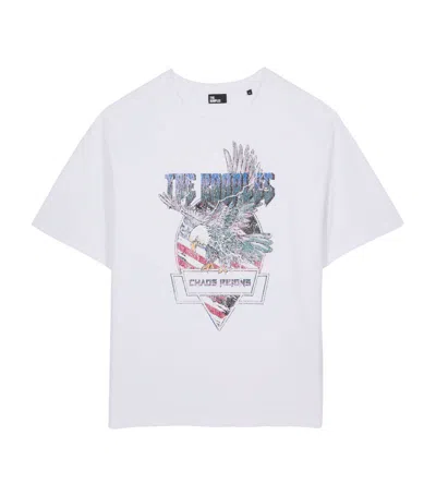 The Kooples Cotton Printed T-shirt In White