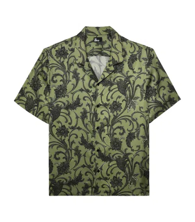 The Kooples Graphic Print Short-sleeve Shirt In Green