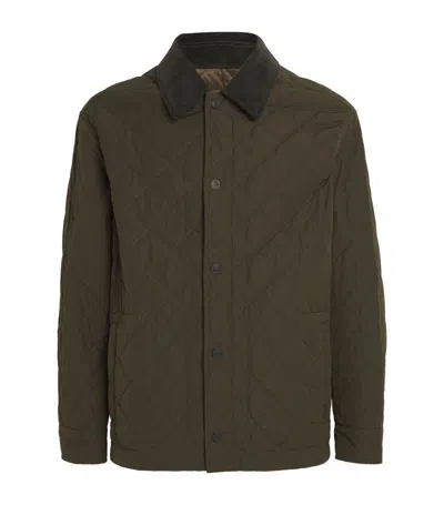 Purdey Quilted Jacket In Green