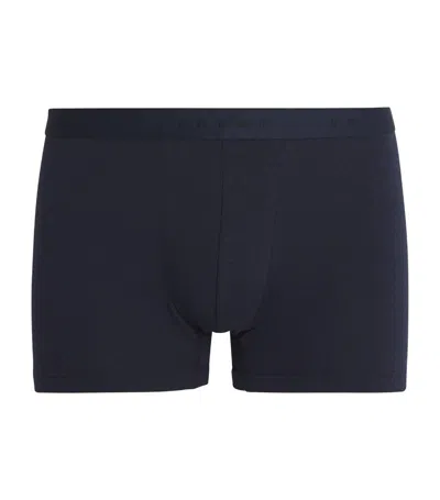 Falke Daily Climate Control Boxer-briefs In Navy